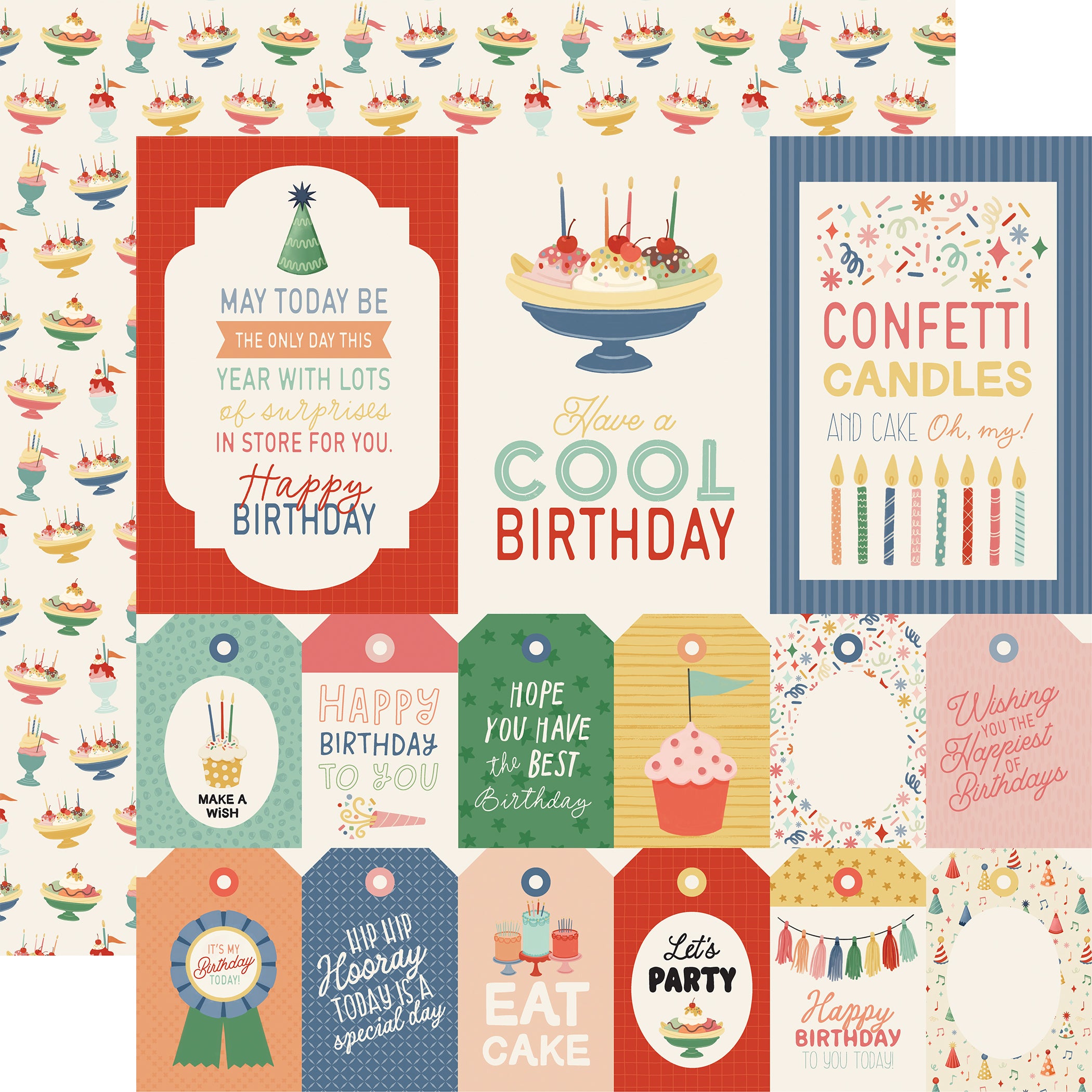 Carta Bella They Say It's Your Birthday Collection Kit 12"X12"