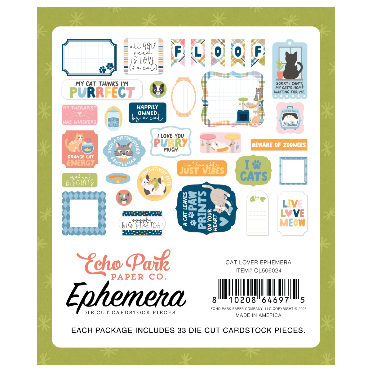 Cat Lover - Ephemera
