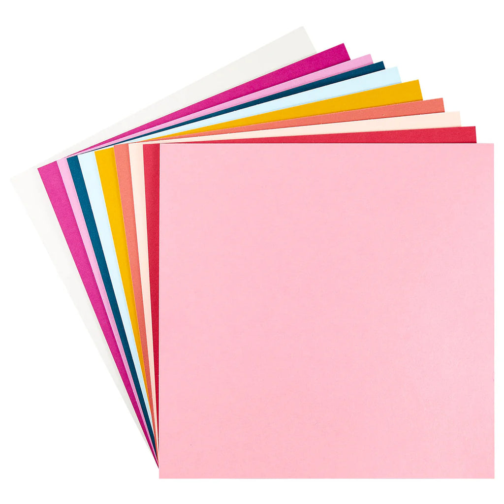 Spellbinders Beautifully Imperfect ColorWheel Cardstock 12x12 (10 sheets)