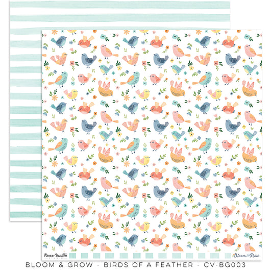 Cocoa Vanilla Studio Bloom & Grow "Birds Of A Feather" Paper