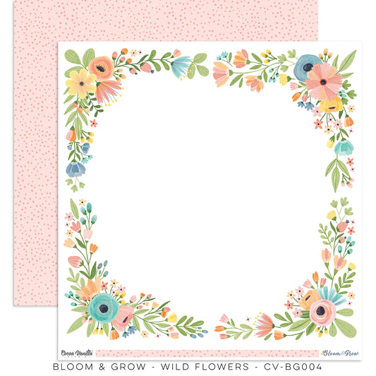 Cocoa Vanilla Studio Bloom & Grow "Wild Flowers" Paper