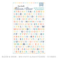 Bloom & Grow Mini Puffy Alphabet Stickers
