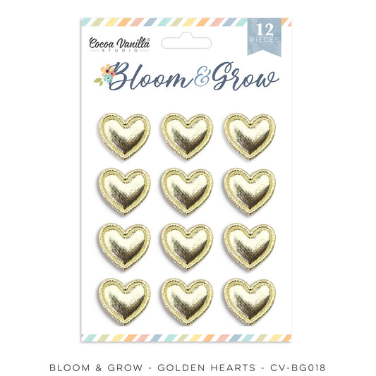 Cocoa Vanilla Studio Bloom & Grow Golden Hearts