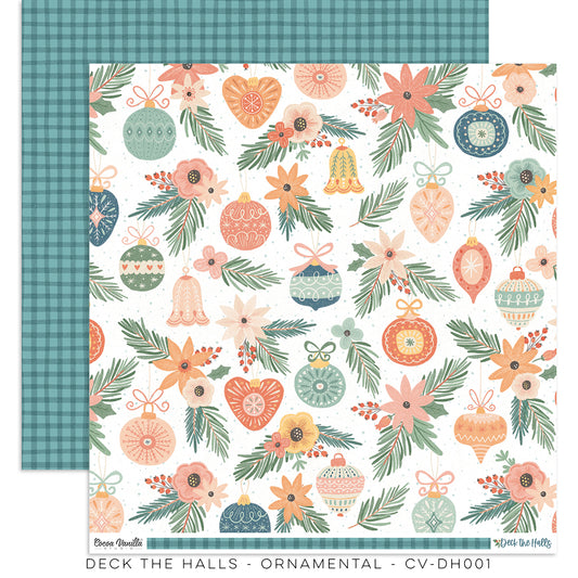 Cocoa Vanilla Studio Deck The Halls “Ornamental" Paper