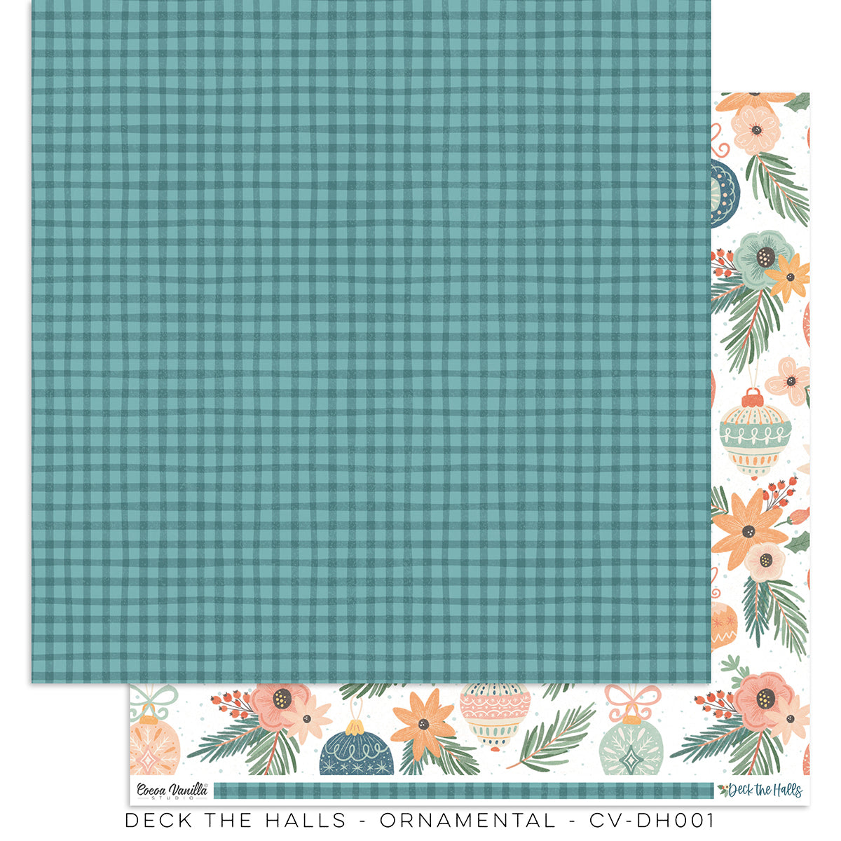 Cocoa Vanilla Studio Deck The Halls - Ornamental Paper