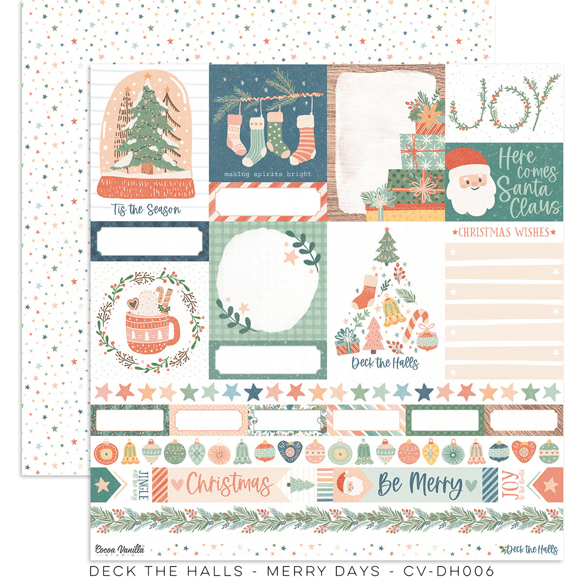 Cocoa Vanilla Studio Deck The Halls Collection Kit