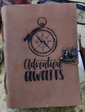 Handmade Leather Journal : 6"x8" Adventure Awaits