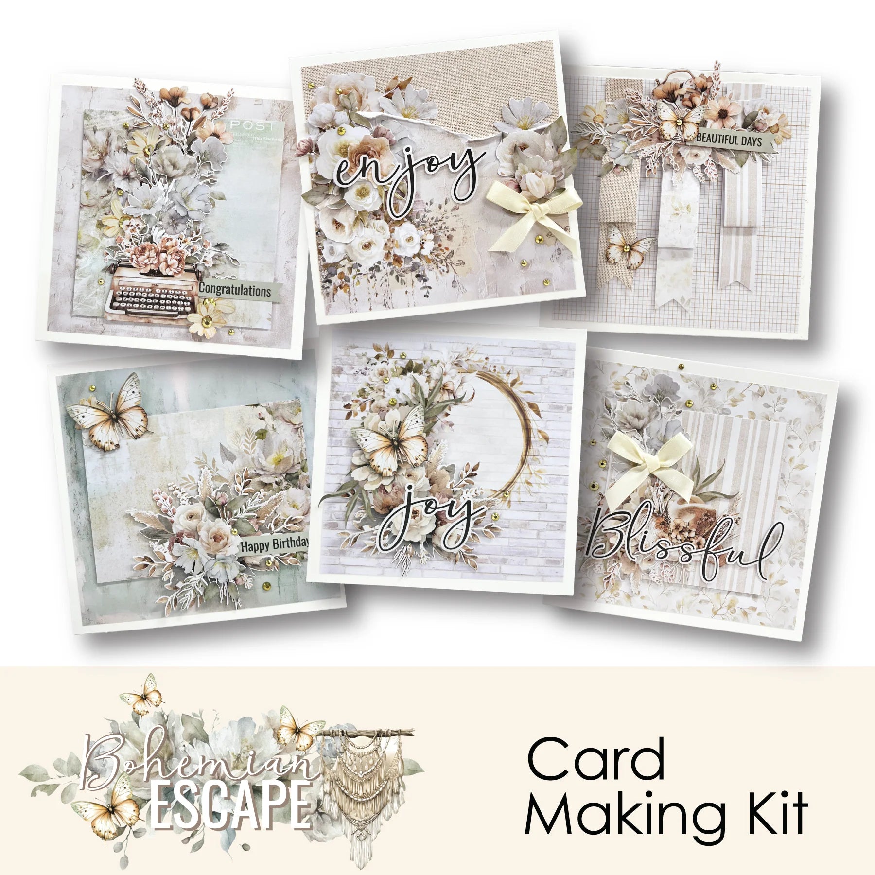 Uniquely Creative Bohemian Escape Card Kit