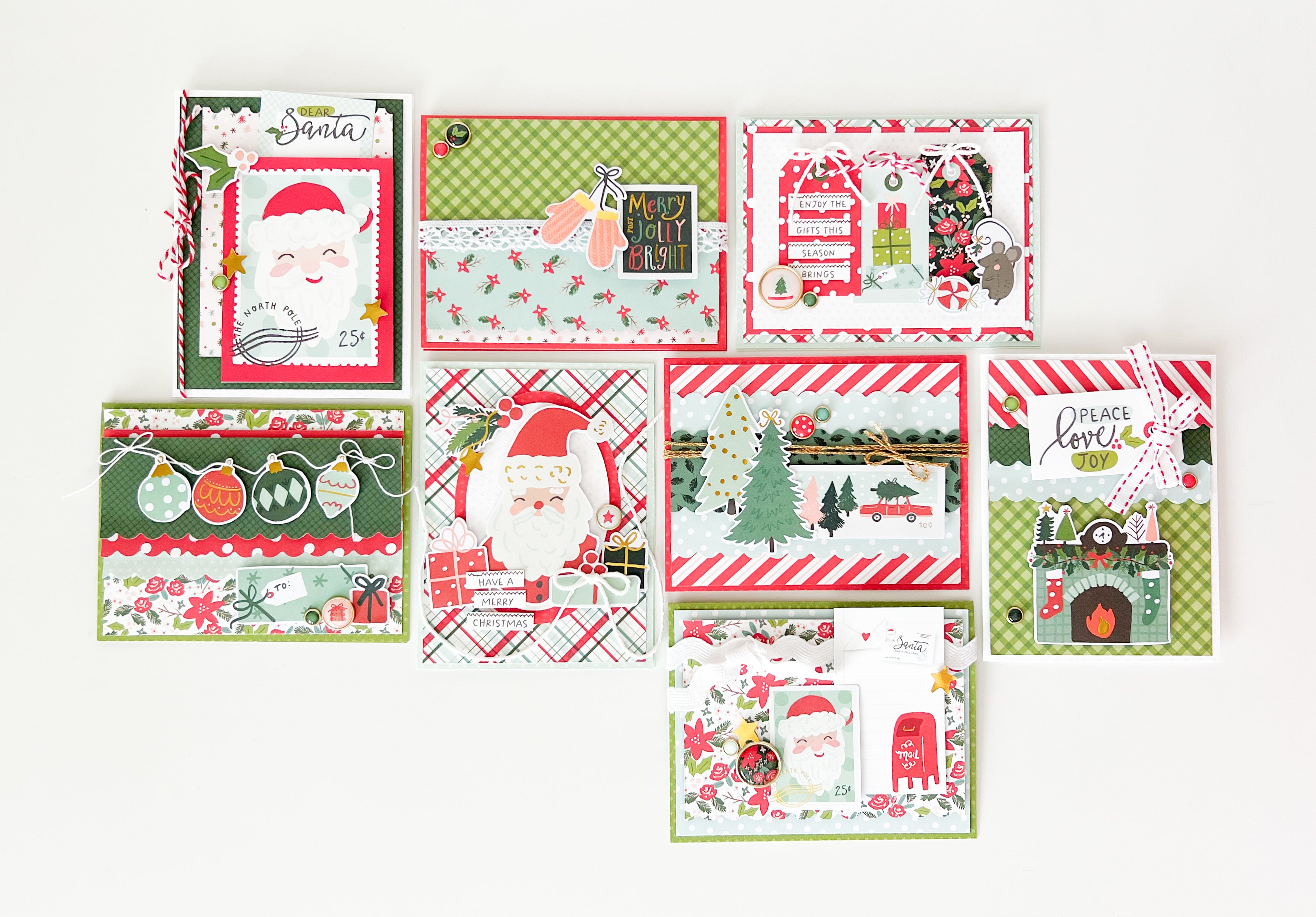 Simple Stories Santa's Village Card Kit