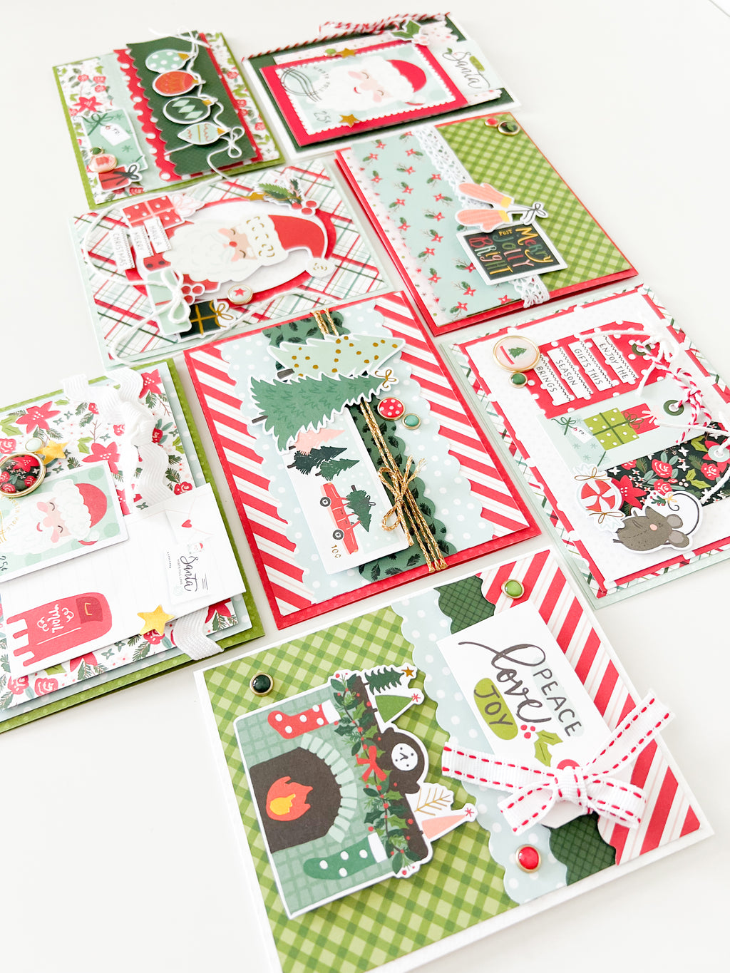 Santa's Village Card Kit