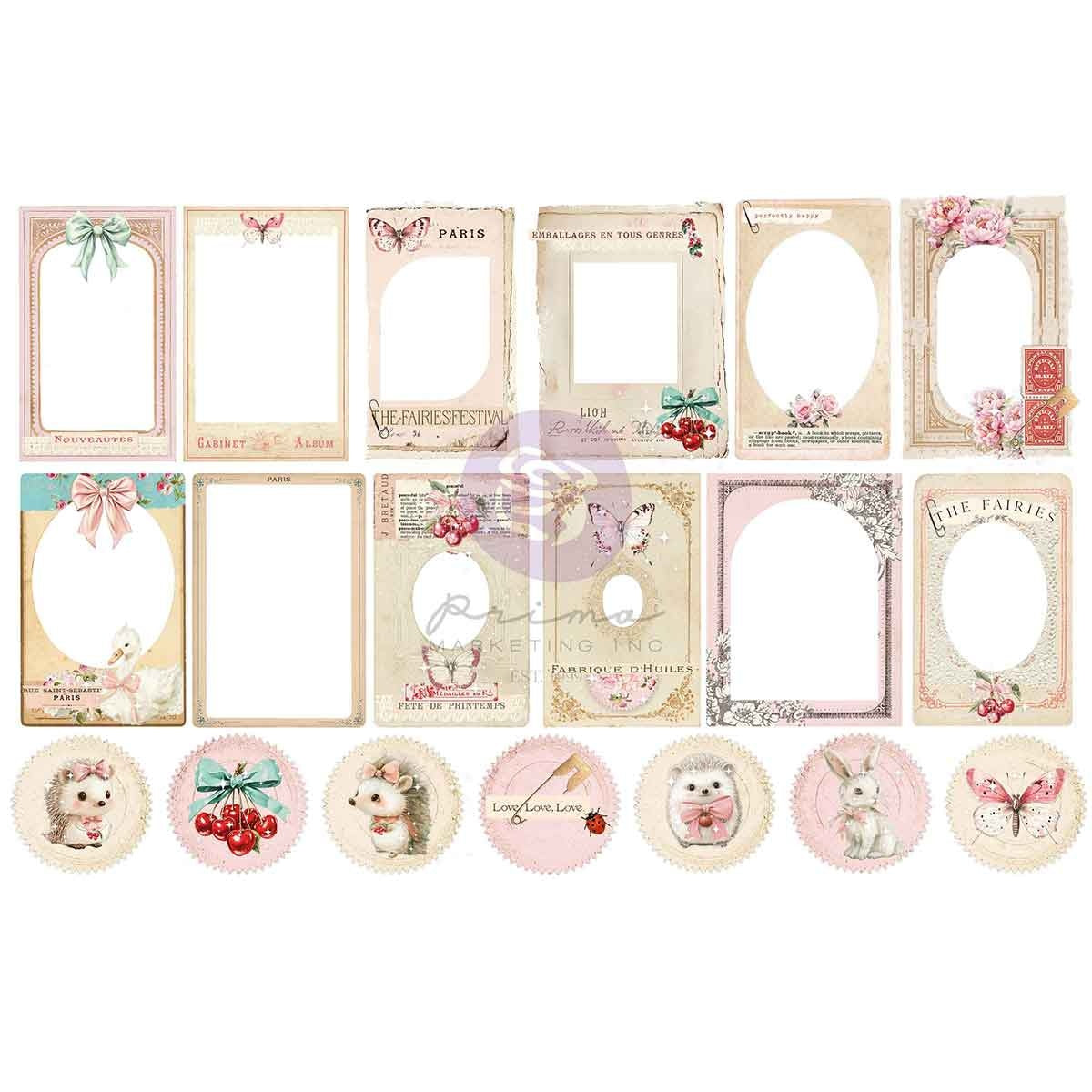 Prima Marketing Cherry Sweet By Frank Garcia Ephemera -Cabinet Cards