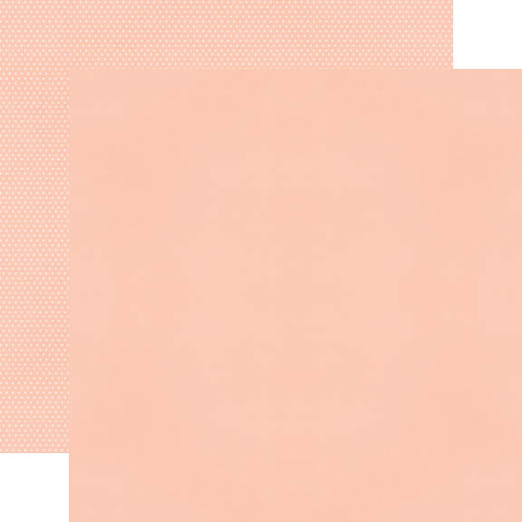 A smooth, matte finish blush-colored 12x12 cardstock paper suitable for scrapbooking and crafting.