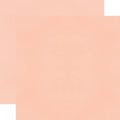 A smooth, matte finish blush-colored 12x12 cardstock paper suitable for scrapbooking and crafting.