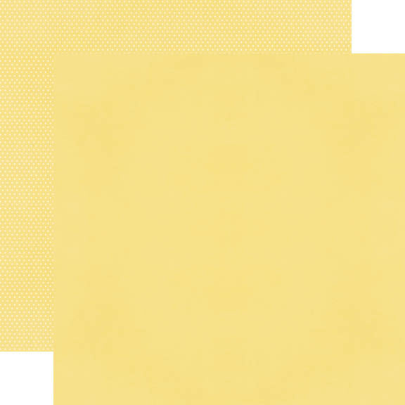 A solid yellow 12x12 inch cardstock paper with a matte finish.