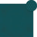 A deep teal colored 12x12 cardstock paper with a smooth matte finish.