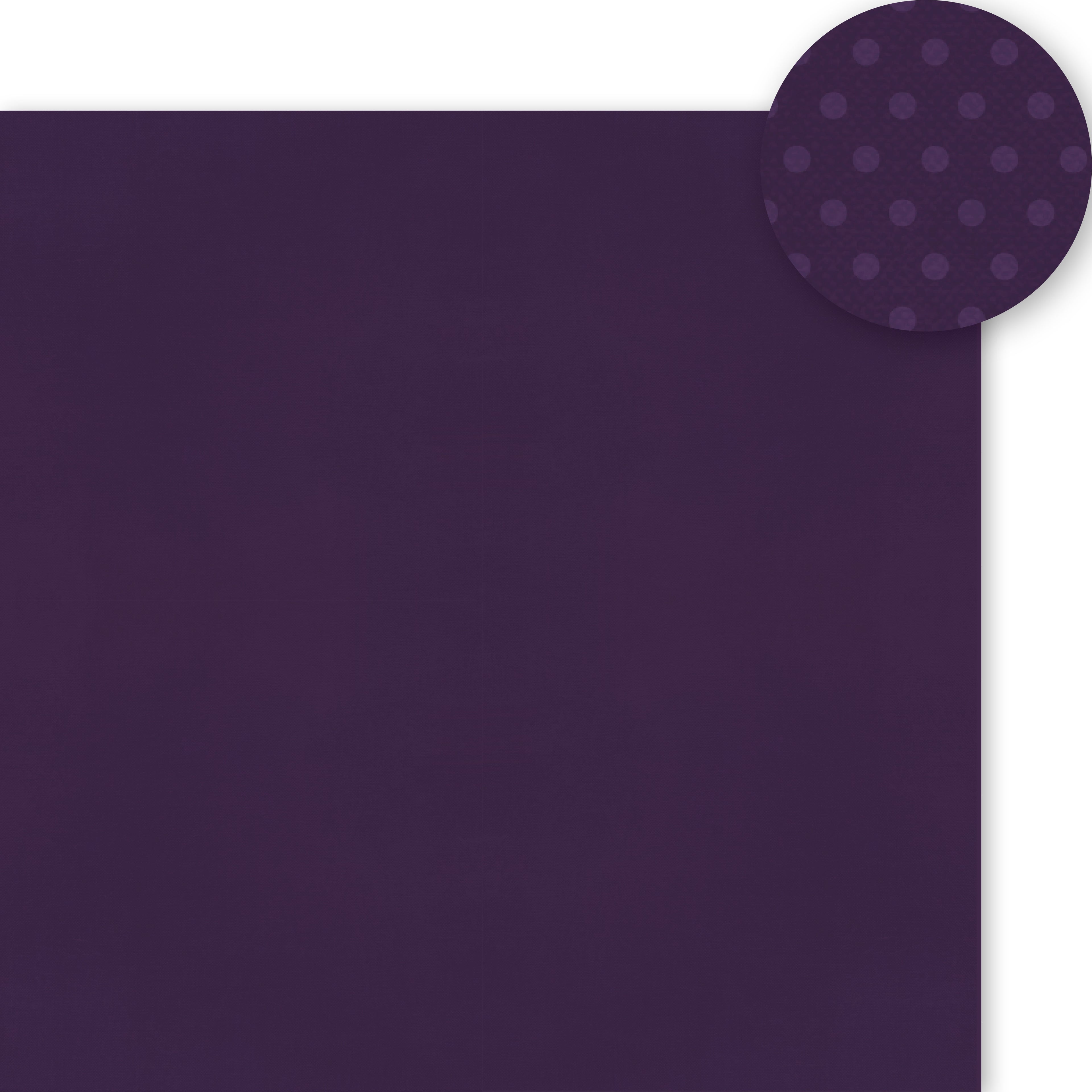 A solid purple 12x12 inch cardstock from Simple Stories Color Vibe. Suitable for scrapbooking, crafting, and card-making.