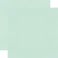 A solid-core mint-colored 12x12 inch cardstock paper designed for crafting.