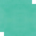 A swatch of Simple Stories Color Vibe 12x12 cardstock in a pool blue color, showing a smooth matte finish.