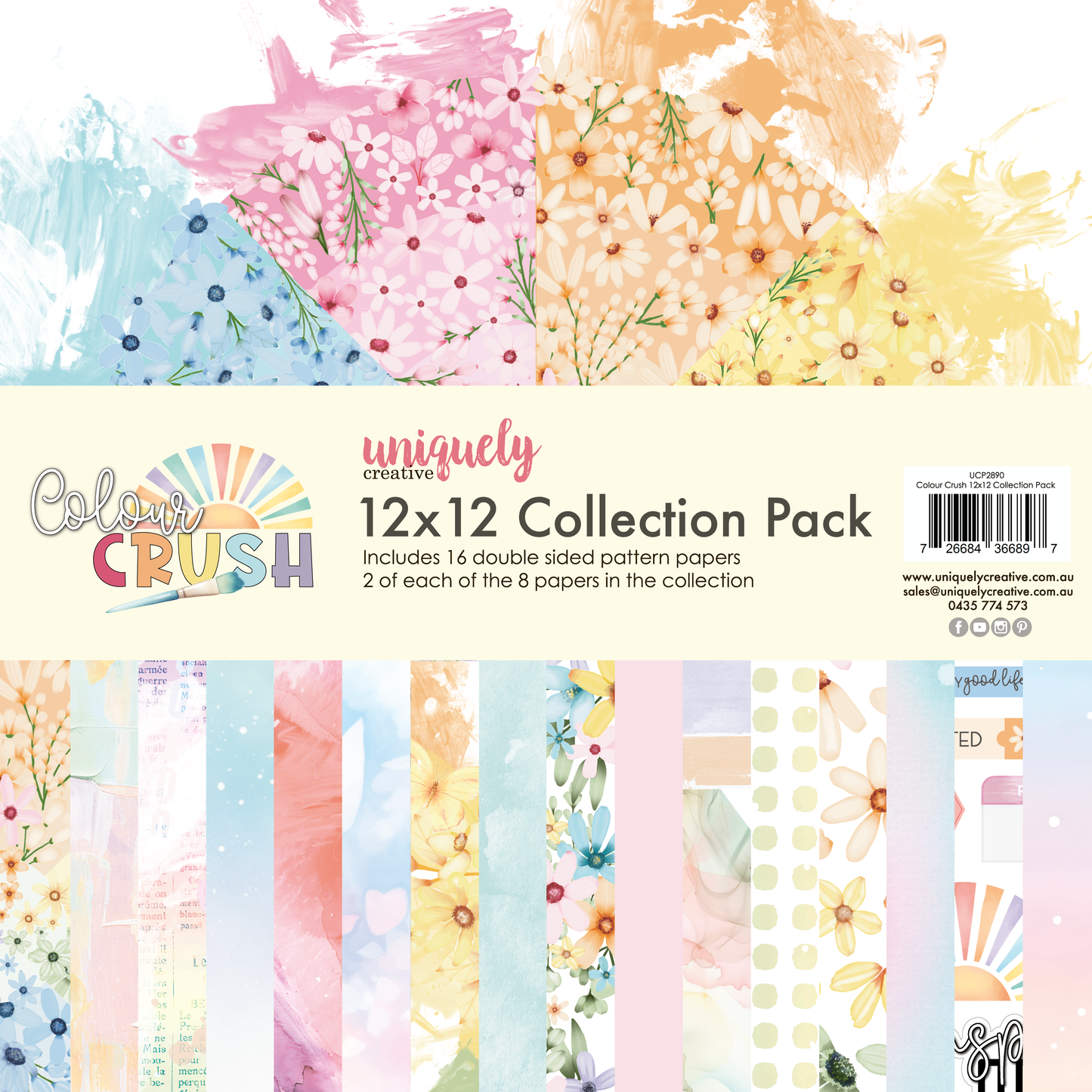 Uniquely Creative Colour Crush -  12 x 12 Collection Pack