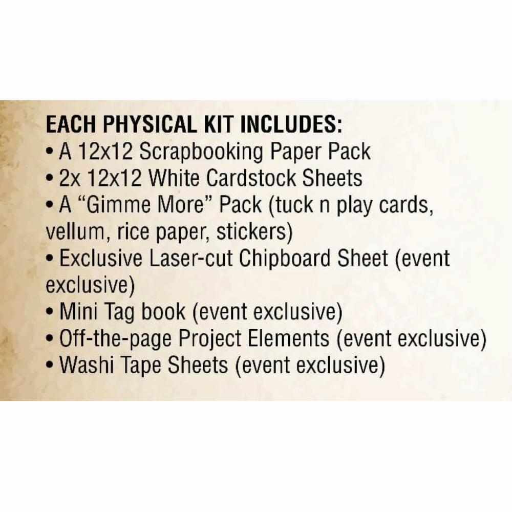 3Quarter Designs Craft-a-thon 2026 – Video Class + Kit - PREORDER