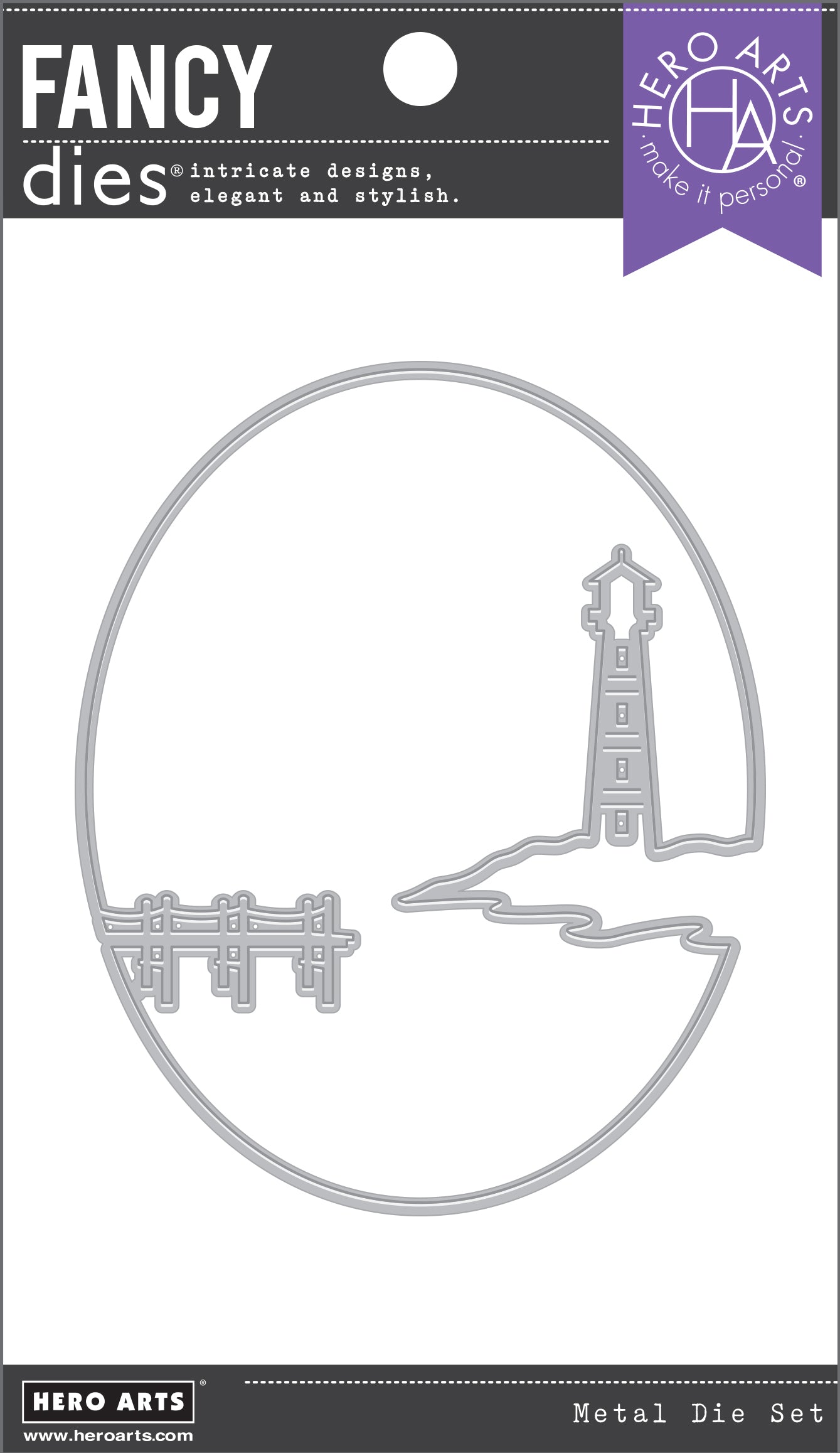 Hero Arts Lighthouse Window Fancy Die