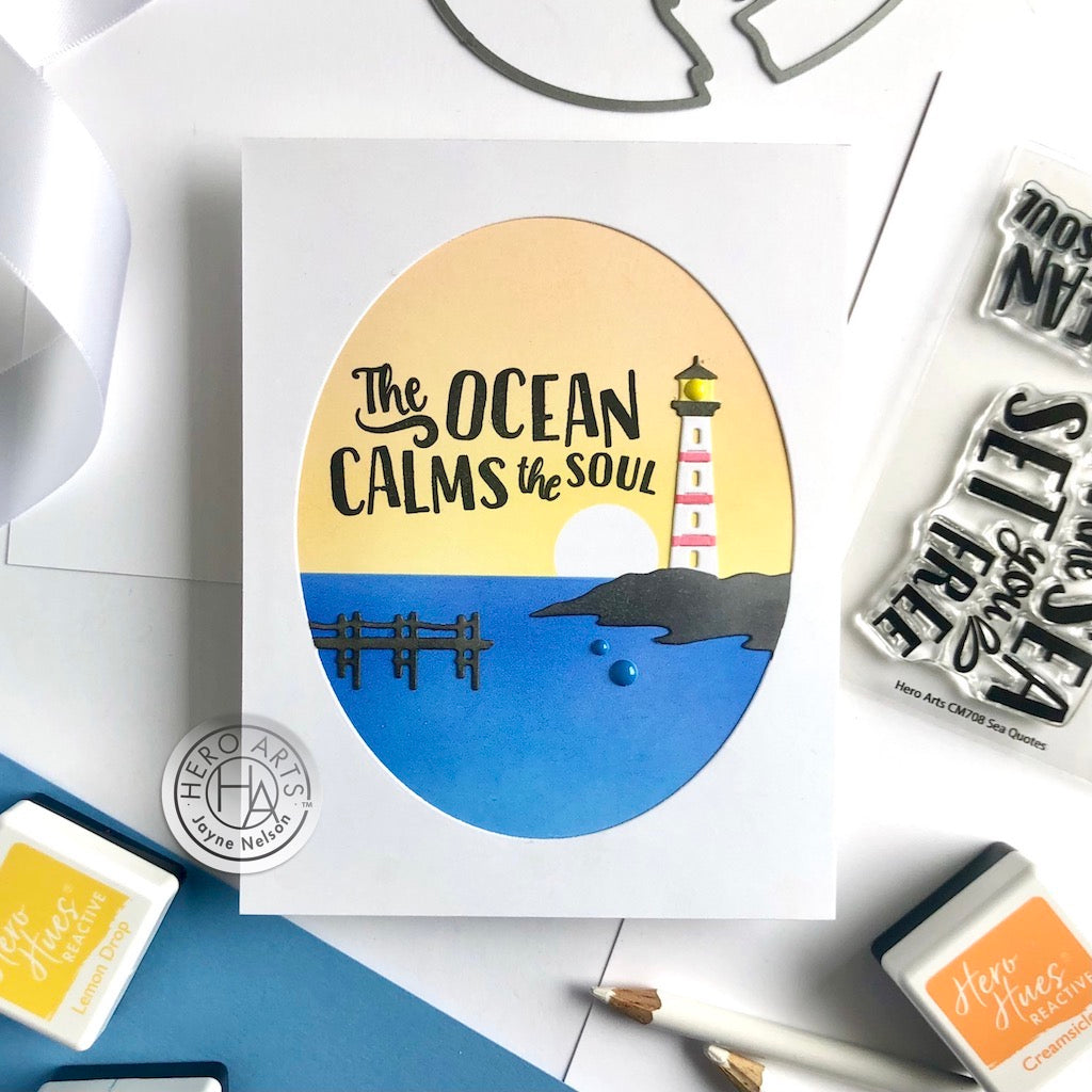 Hero Arts Lighthouse Window Fancy Die