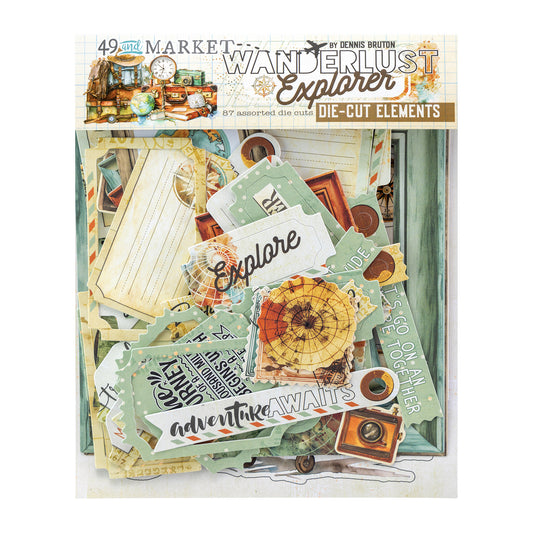 49 and Market Wanderlust Explorer - Die-cut Elements