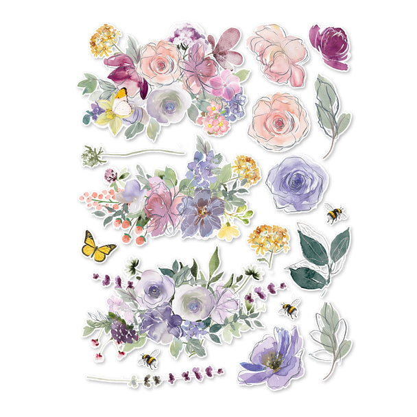 Pretty Little Studio Wildflower Die-Cuts | Garden Blooms