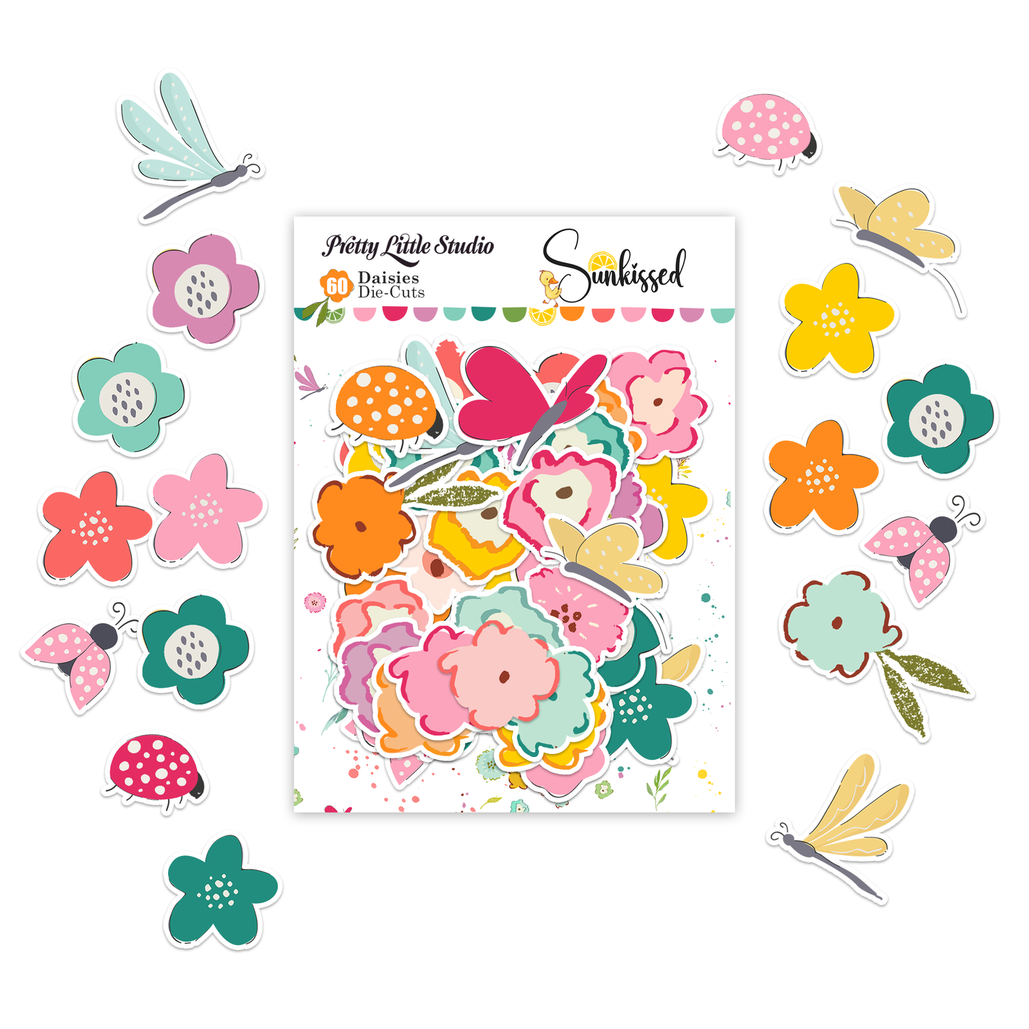 Pretty Little Studio Sunkissed Die-Cuts - Daisies