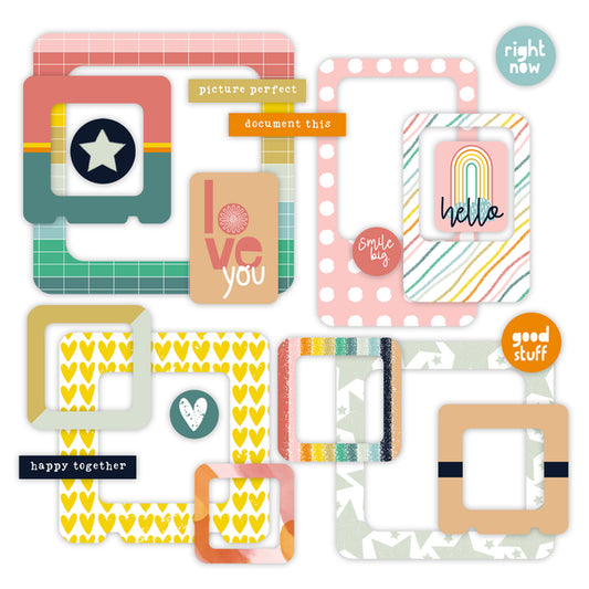 Pretty Little Studio Good Vibrations Die-cuts | Picture Day Frame