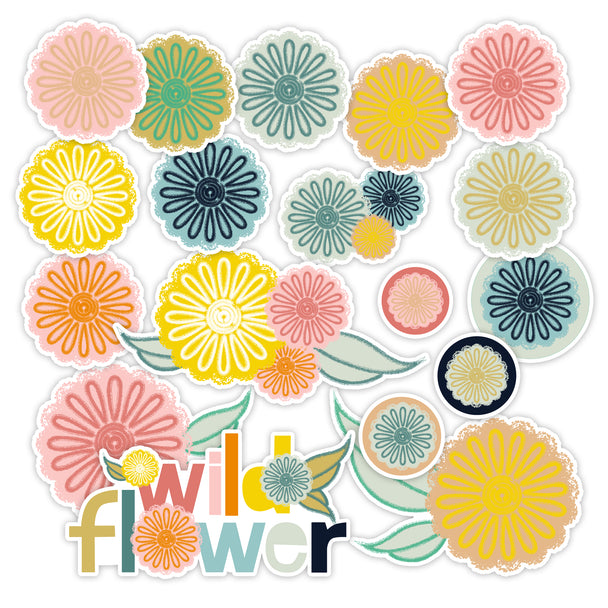 Pretty Little Studio Good Vibrations Die-Cuts | Wild Flower