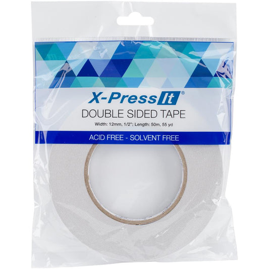 X-Press It Double-Sided Tape - 12mm (1/2 Inch) Wide