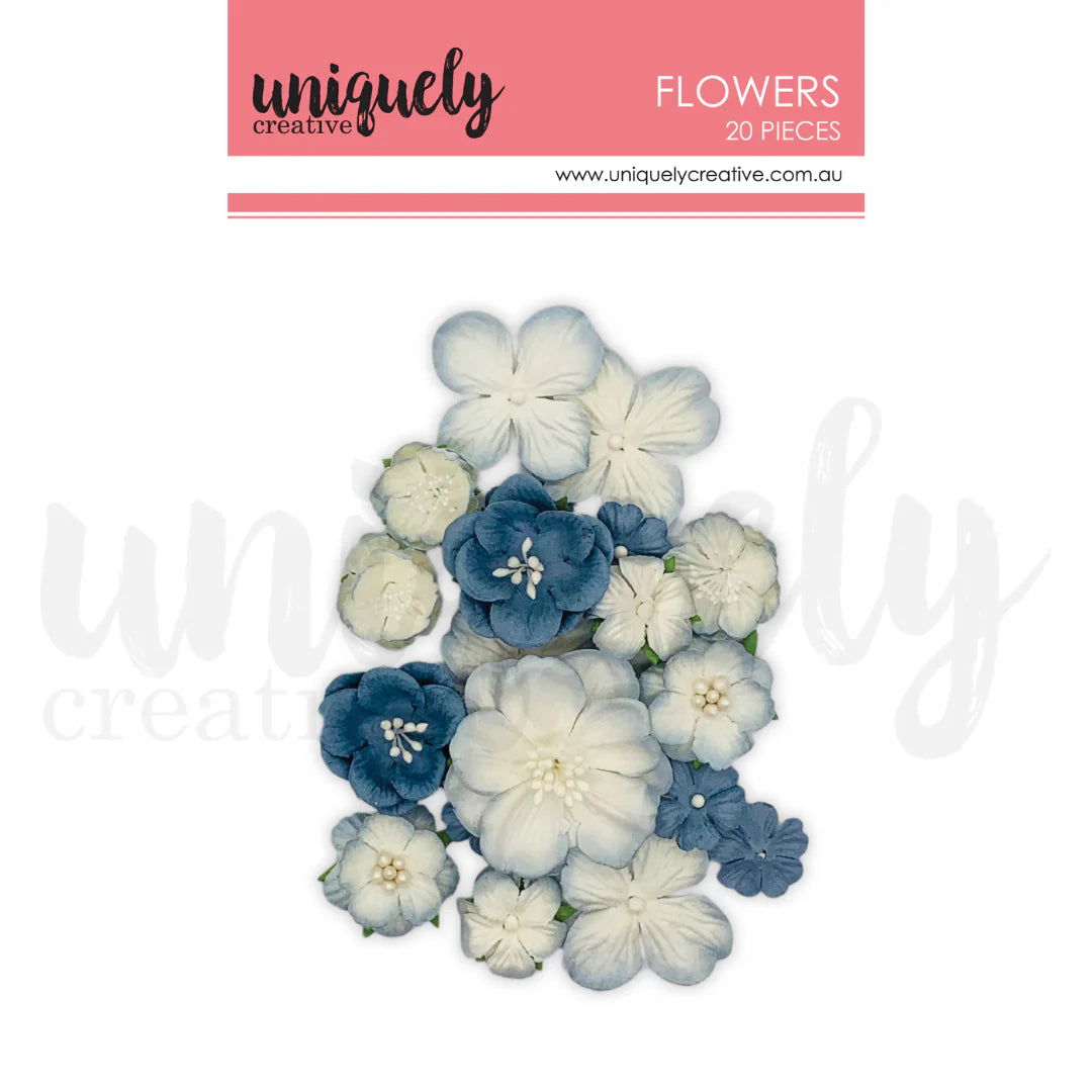 Uniquely Creative Flowers- Dusty Blue