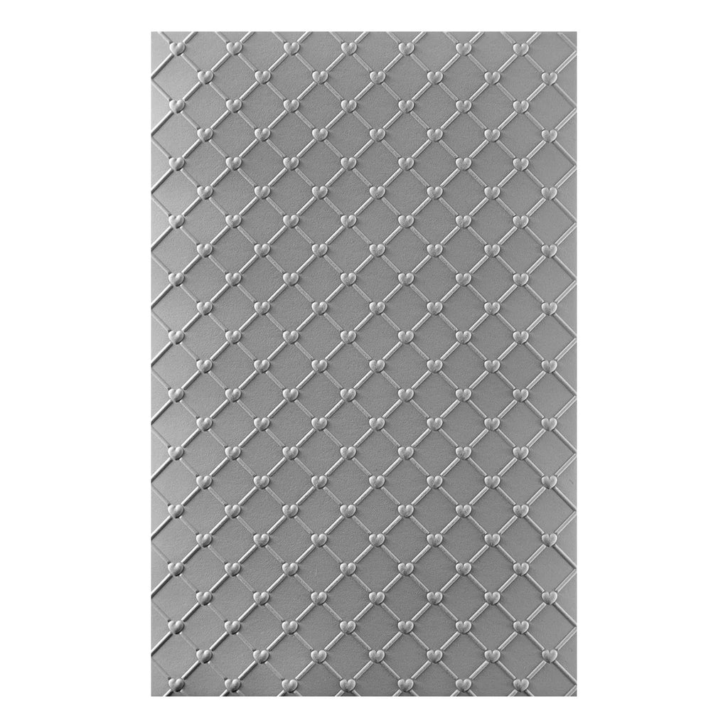 Cross My Heart 3D Embossing Folder