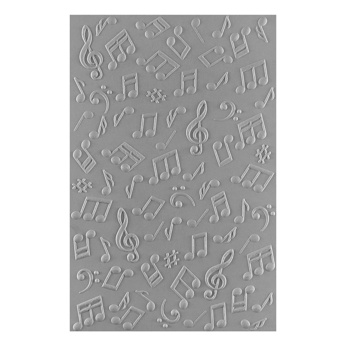 Spellbinders Bibi's Musical Notes 3D Embossing Folder