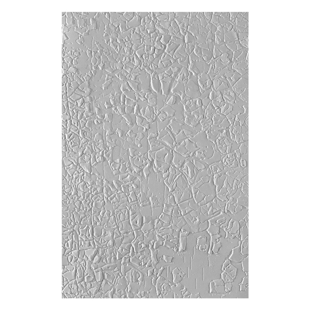 Beautifully Imperfect Crackle Paint 3D Embossing Folder