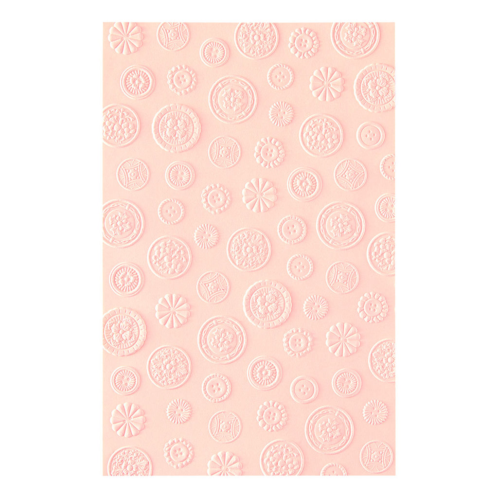 Buttons & Keepsakes - Haberdashery Buttons 3D Embossing Folder