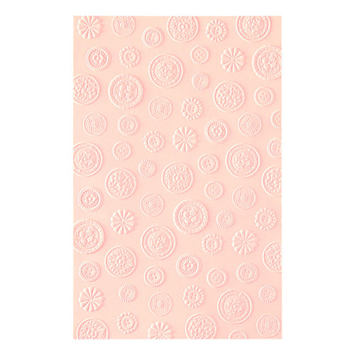 Buttons & Keepsakes - Haberdashery Buttons 3D Embossing Folder