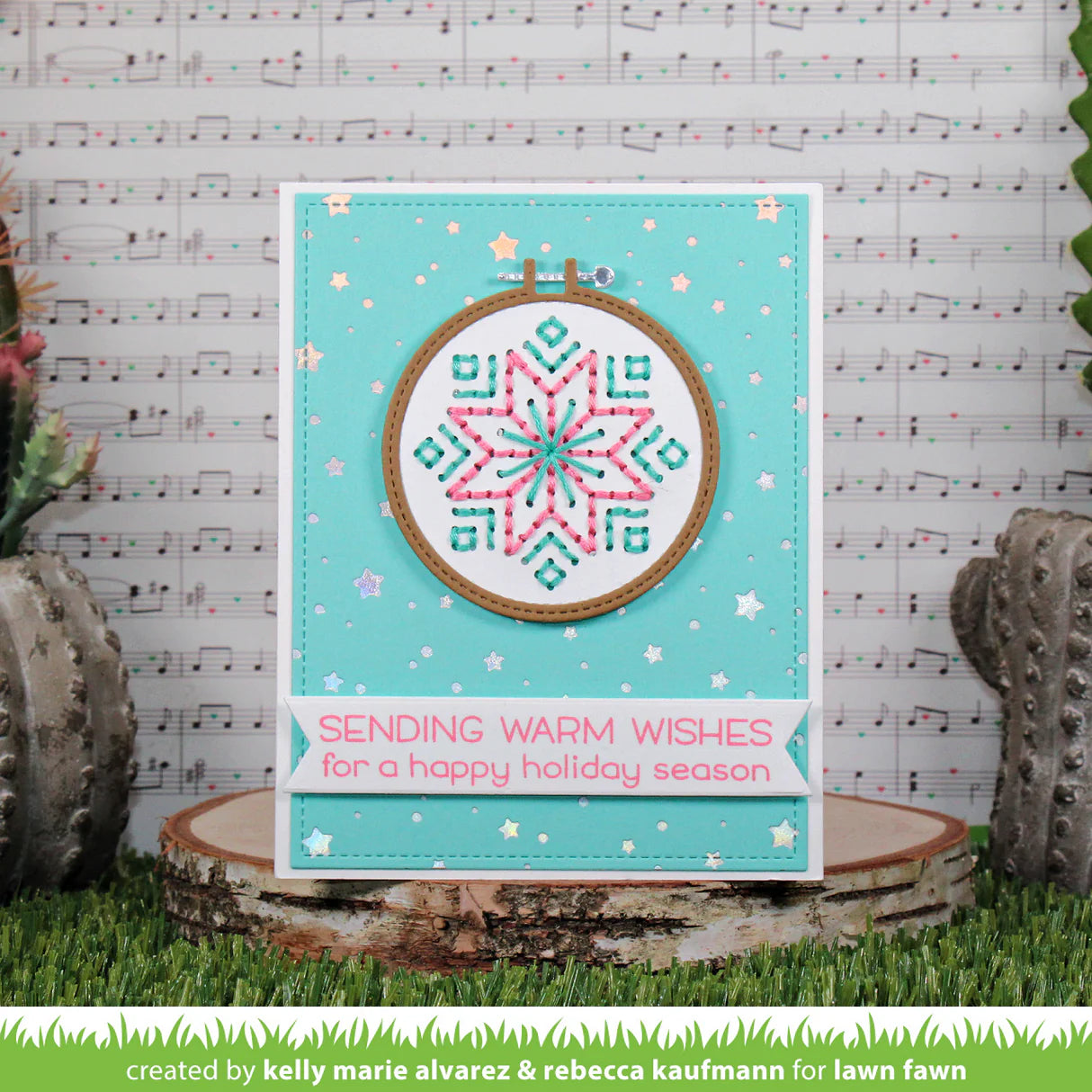 Lawn Cuts Craft Die - Embroidery Hoop Snowflake Add-On