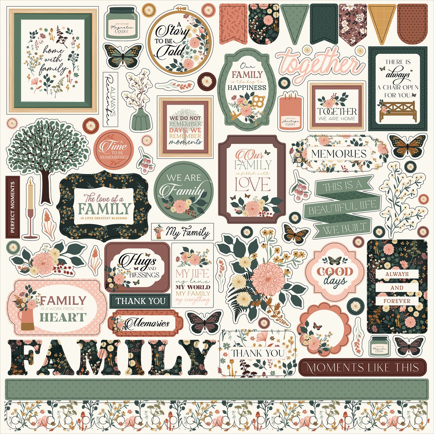 Echo Park Collection Kit 12"X12"-Family