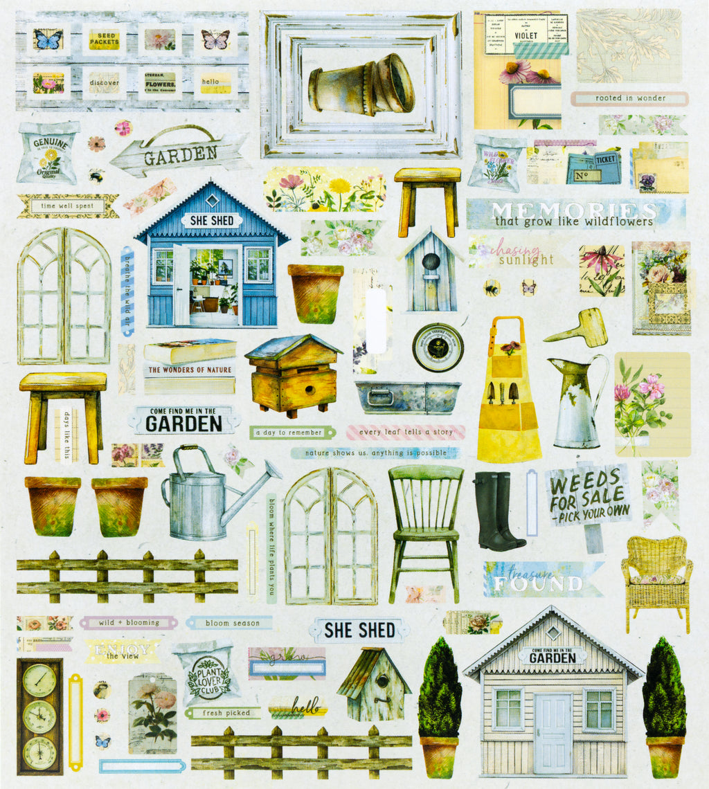 From the Garden - Die-Cut Elements