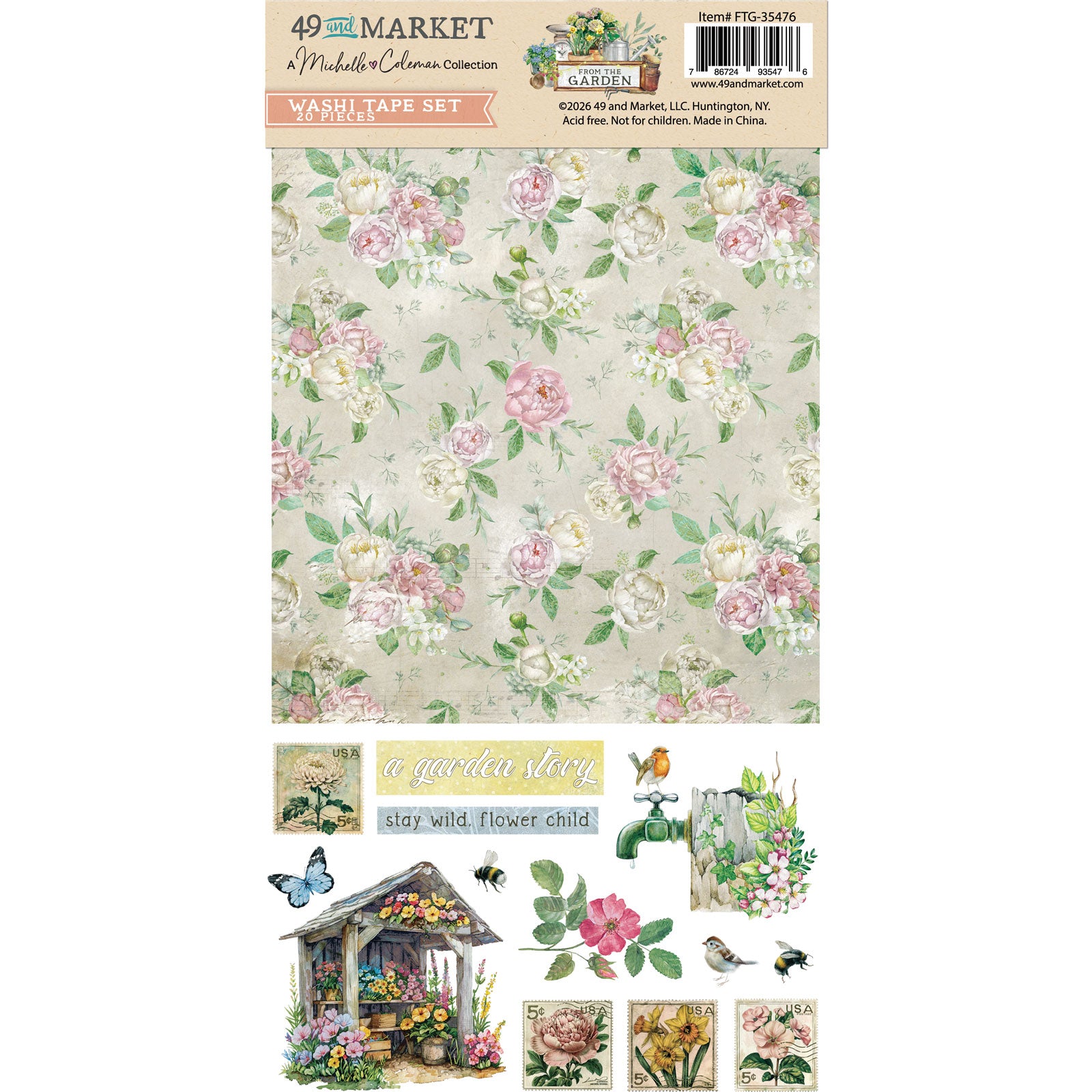From the Garden - Washi Sheets