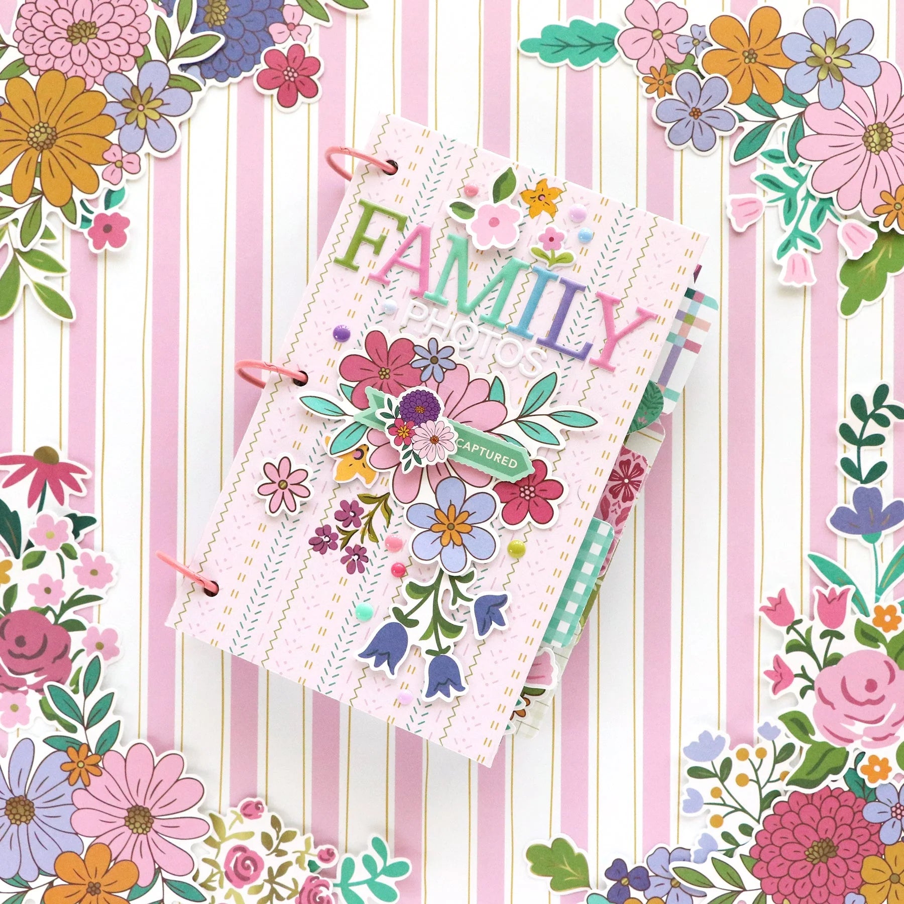 Pinkfresh Studio Lovely Lane Layered Cardstock Stickers