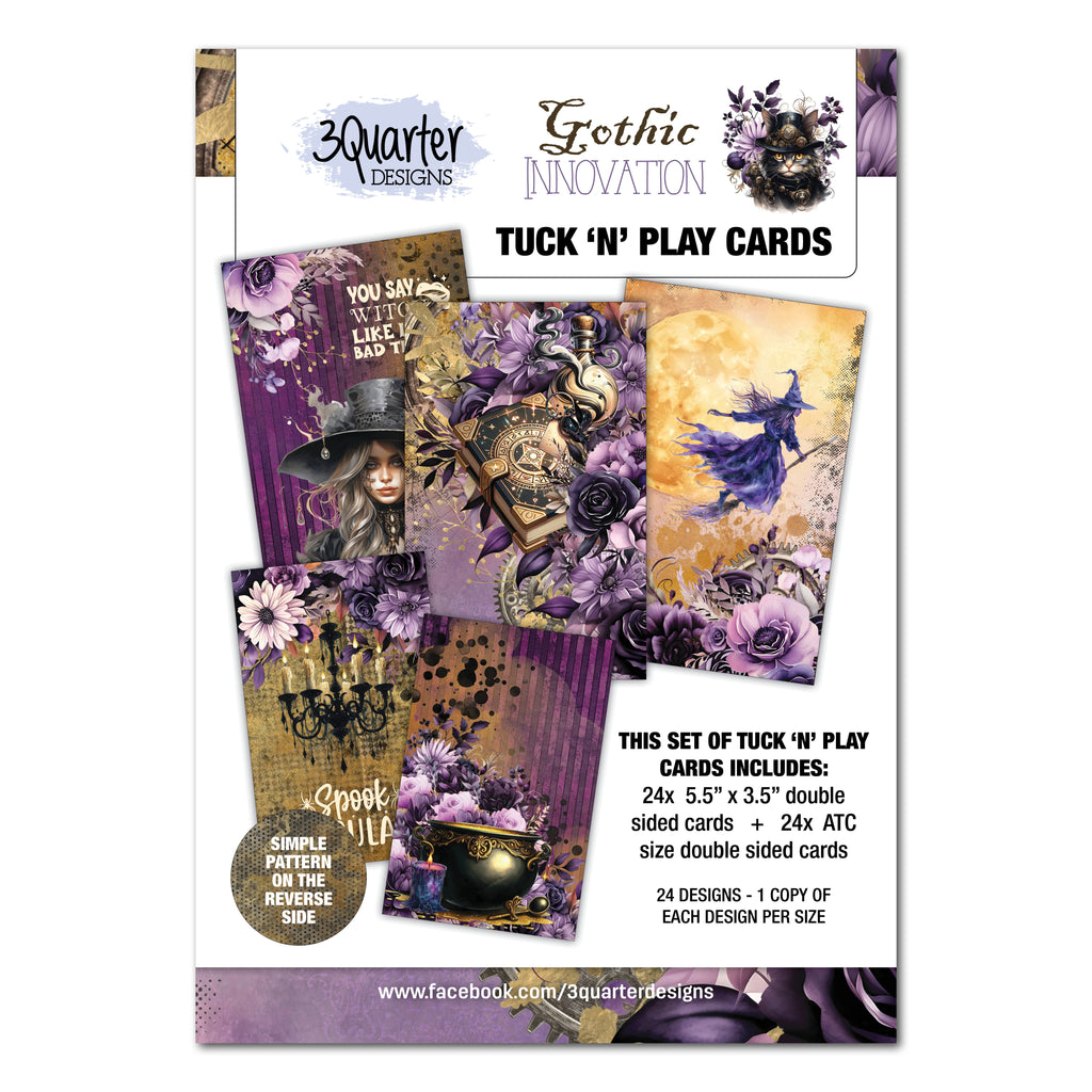3Quarter Designs Gothic Innovation Tuck & Play Cards
