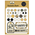 Honey Bee Decorative Brads