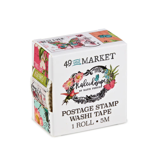 49 And Market Kaleidoscope Washi Tape Roll-Postage