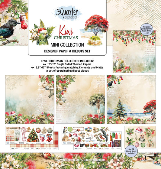 3Quarter Designs Kiwi Christmas Mini Collection