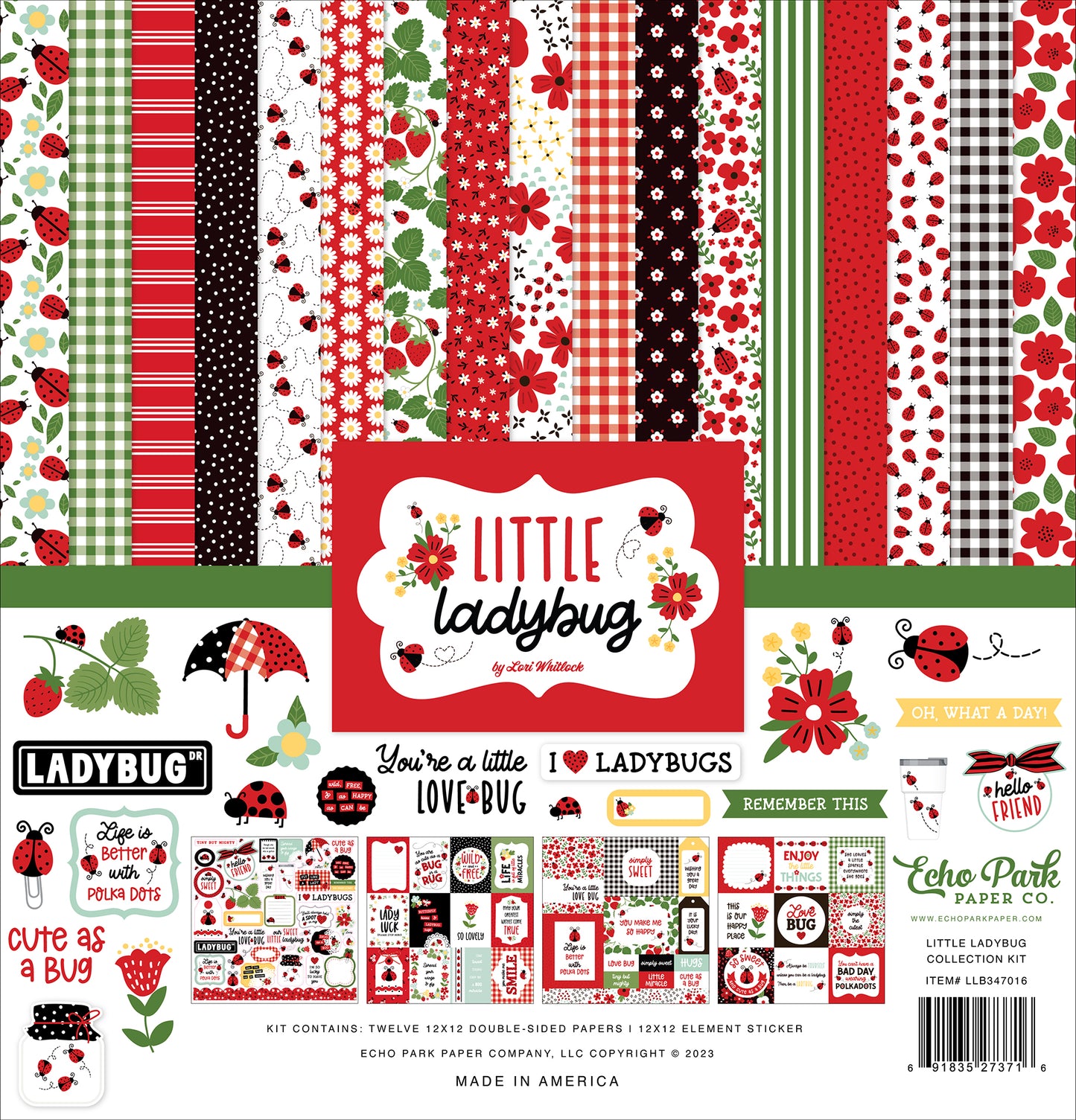 Echo Park Little Ladybug Collection Kit