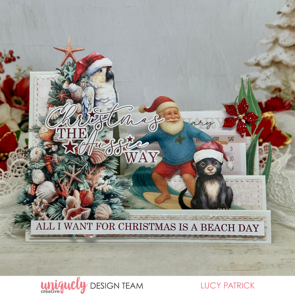 Uniquely Creative Side Stepper Card Die