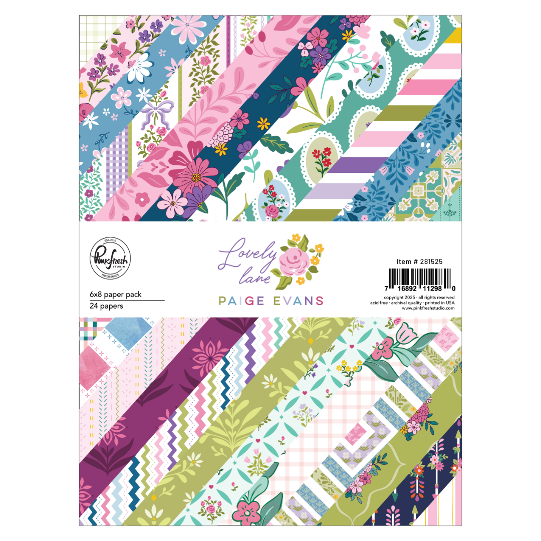 Pinkfresh Studio Lovely Lane 6"x8" Paper Pack